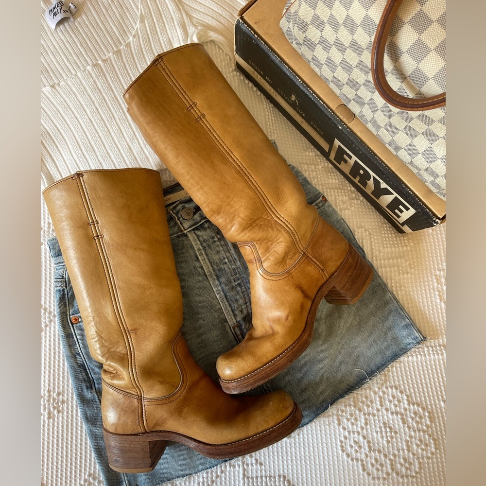 FRYE | Black Label Banana Campus Boots - Picture 2 of 8